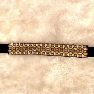 ANTHROPOLOGIE Gold and Yellow Beaded Belt Anthropologie | Accessories | Anthropologie Gold And Yellow  main image 4